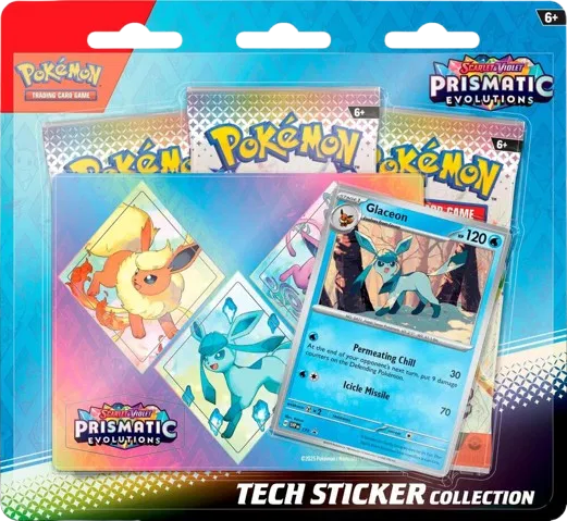 Prismatic Evolutions Tech Sticker Collection [Glaceon] - RookieLegends