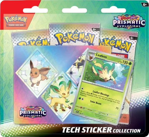 Prismatic Evolutions Tech Sticker Collection [Leafeon] - RookieLegends