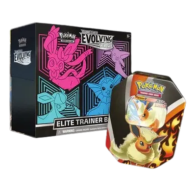 Costco Pokemon Evolving Skies Elite Trainer Box and Tin