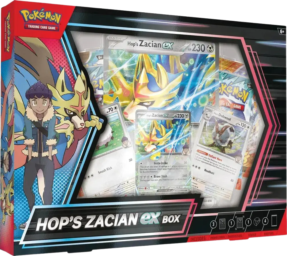 Hop's Zacian ex Box - RookieLegends