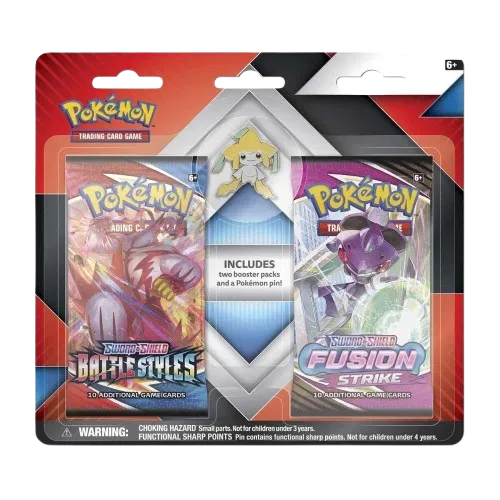 2 Booster Packs & Jirachi Collector's Pin - RookieLegends