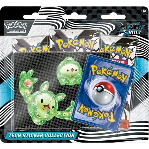 Black Bolt Tech Sticker Collection - RookieLegends