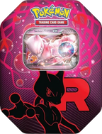 Team Rocket Tin [Team Rocket's Mewtwo ex] [Damaged No. 229]