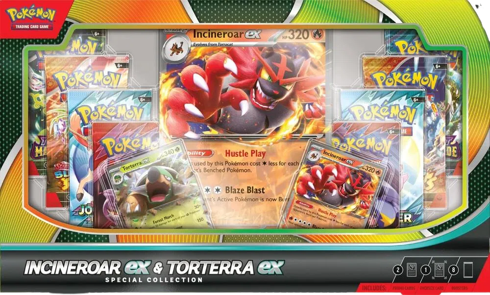 Incineroar ex and Torterra ex Special Collection RookieLegends