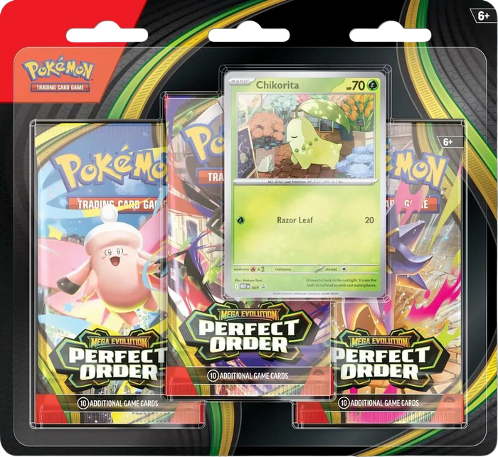 Perfect Order 3 Pack Blister [Chikorita] - RookieLegends