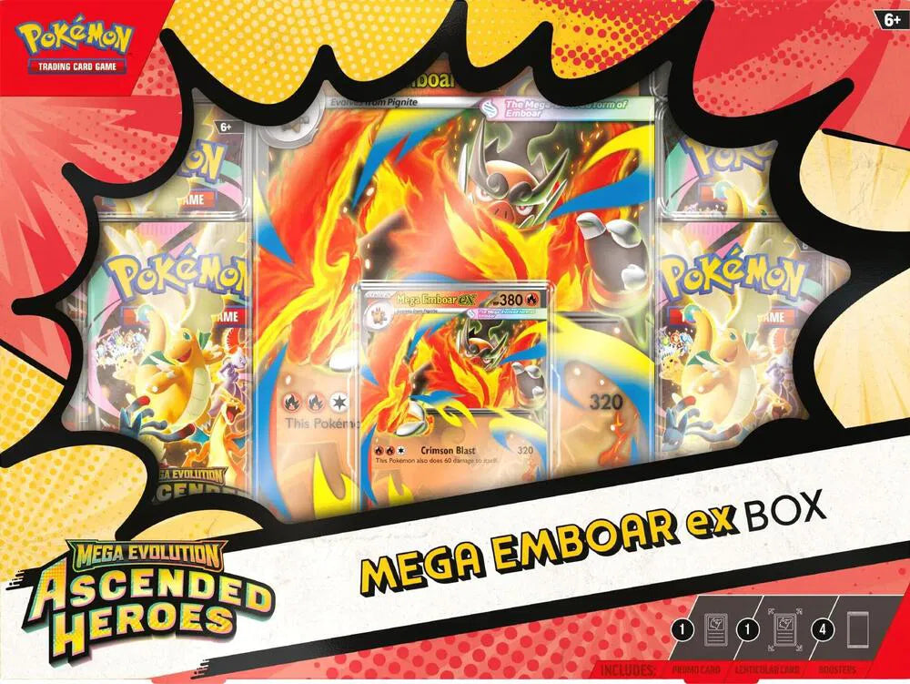 Ascended Heroes Mega Emboar ex Box RookieLegends