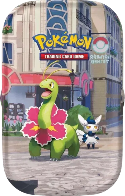 Lumiose City Mini Tin [Meganium & Meowstic]