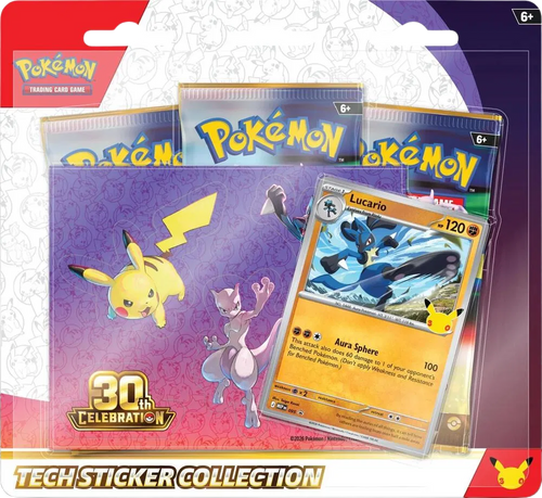 30th Celebration Tech Sticker Collection [Lucario] RookieLegends