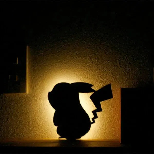 Pokemon Wall Light Pokemon LED Light Silhouette Sound Sensor (PIkachu) - RookieLegends